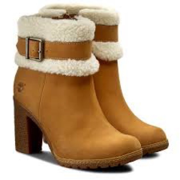 teddy fold timberland heels - Picture 1 of 2